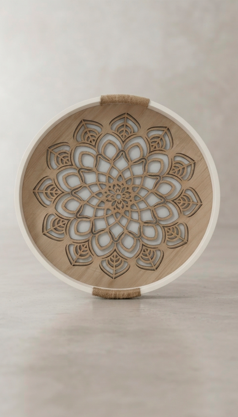 The Mandala Bloom Tray