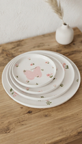 Blush Bloom Tray Set of 4