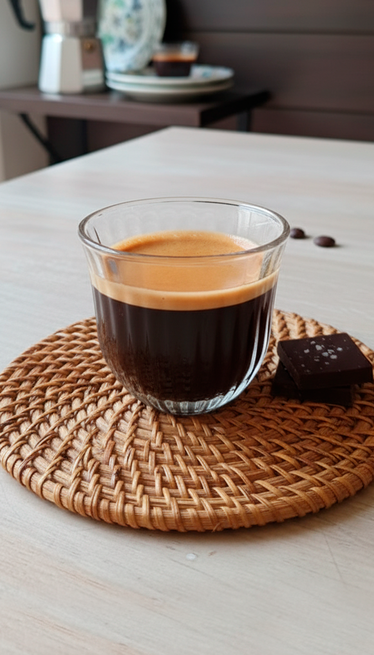 Ribbed Glass Arabic coffee Chaffeh