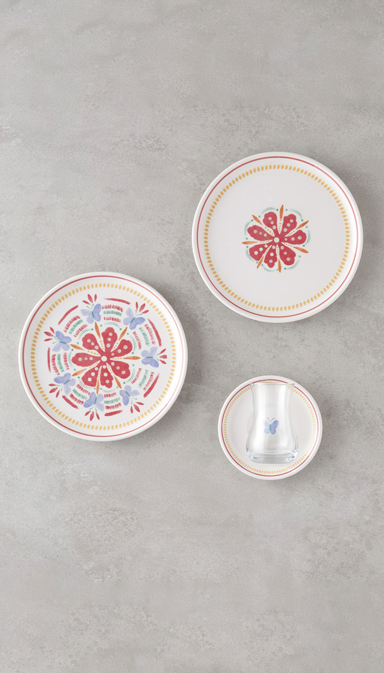 Lily Ceramic Dessert & Tea Set 