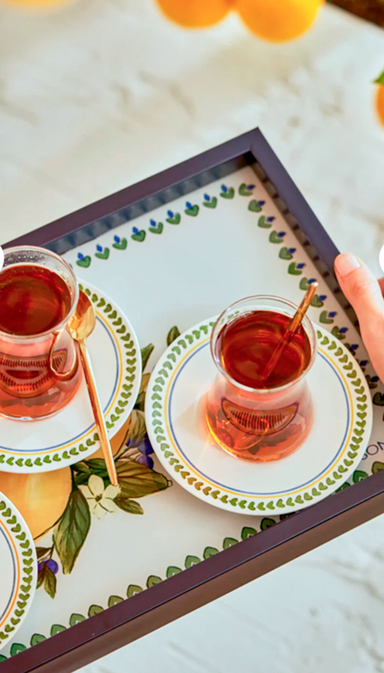 Lemoncello Tea Set 170 cc - 6 persons / 12 pieces