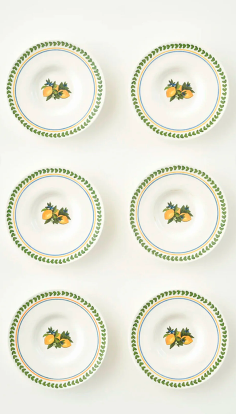Lemoncello Tea Set 170 cc - 6 persons / 12 pieces