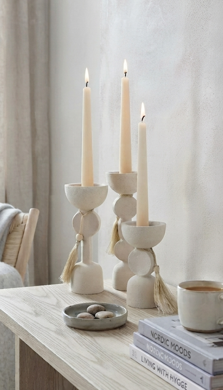 Boho Glow Candleholder Trio