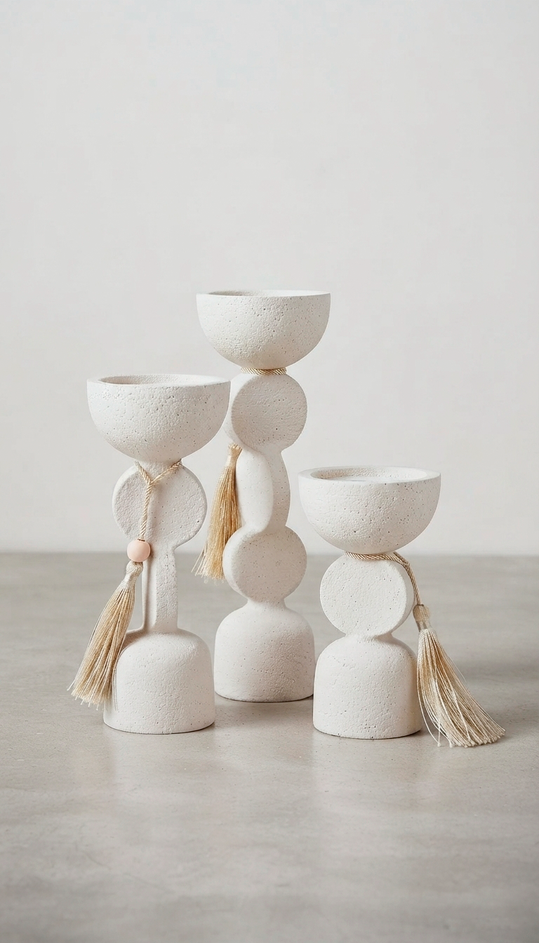 Boho Glow Candleholder Trio