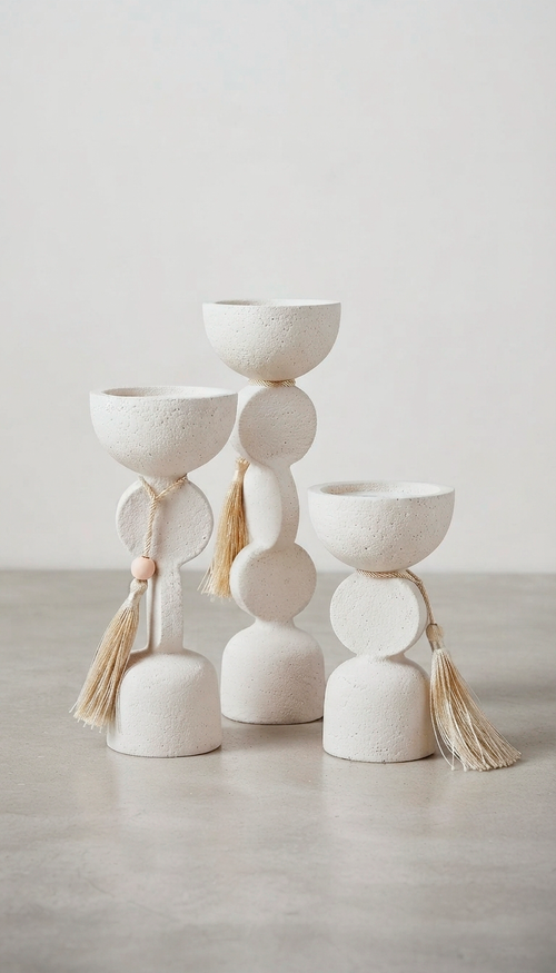 Boho Glow Candleholder Trio
