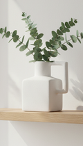 Nordic Geometric Ceramic Vase