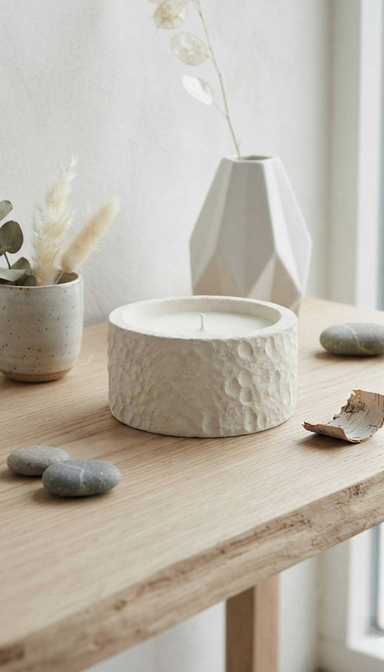 Rose Scented Candle Jar