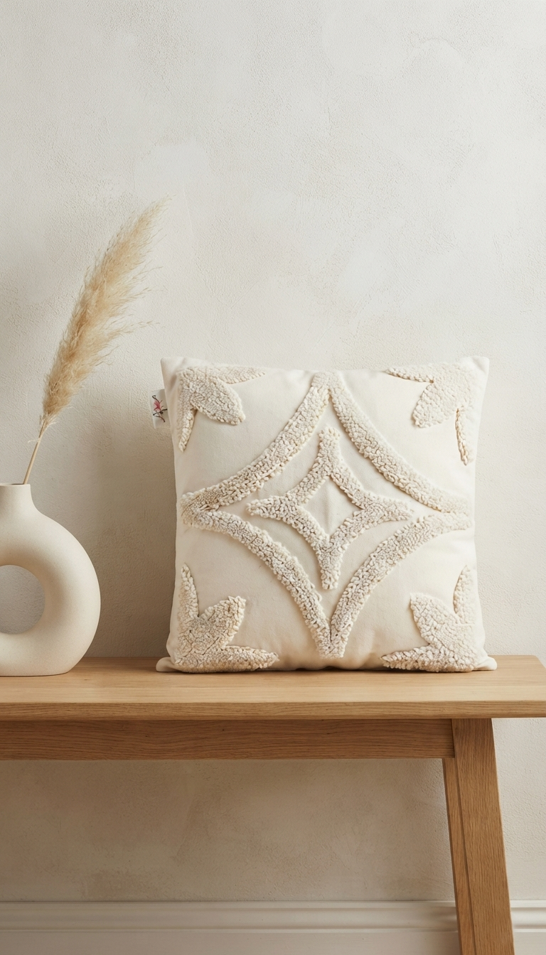Star Tufted Cushion Cover