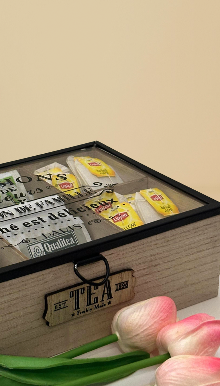 6 Compartment Tea Box