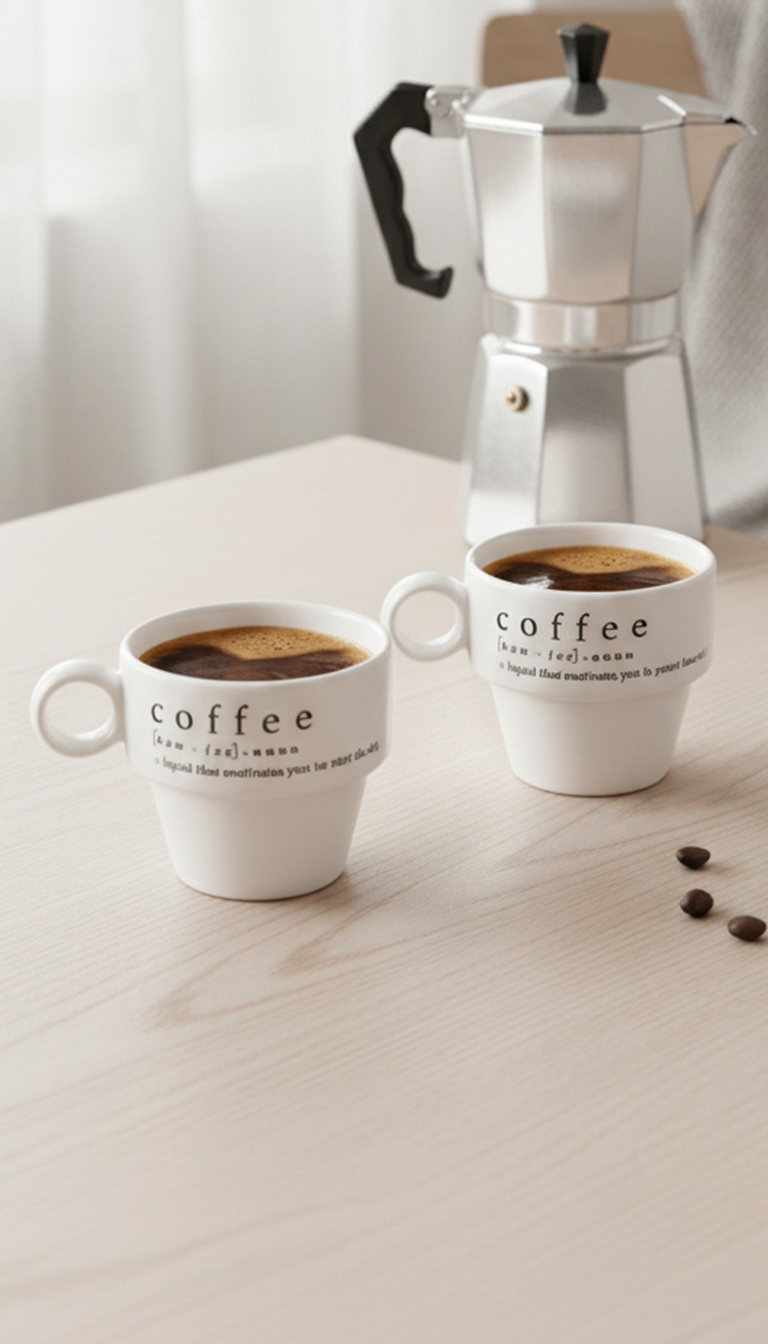 2 Pieces 105 ml Espresso Set