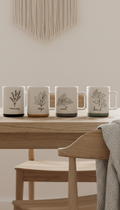 HERBS mugs - Set of 4