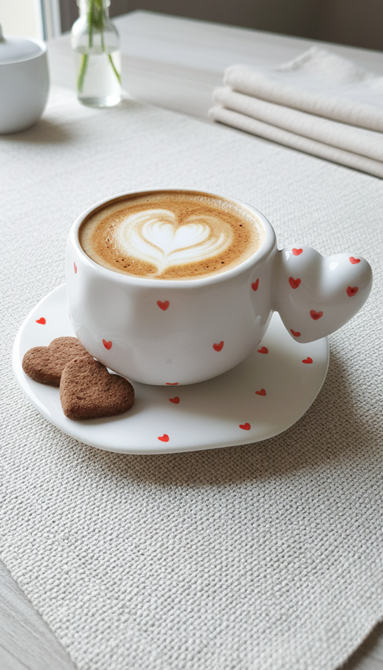 Cupid’s Cup Handcrafted Mug