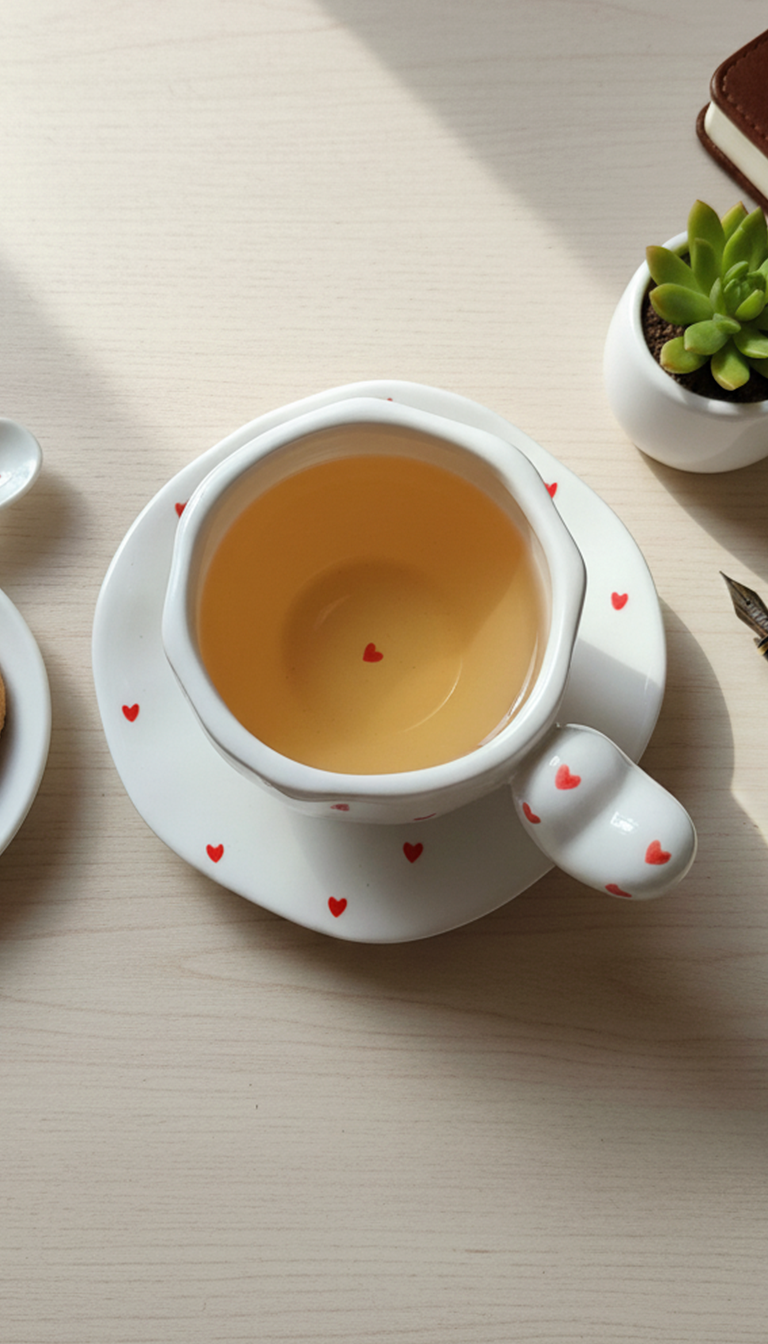 Cupid’s Cup Handcrafted Mug