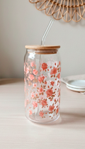 Iced Coffee Cup with bamboo lid