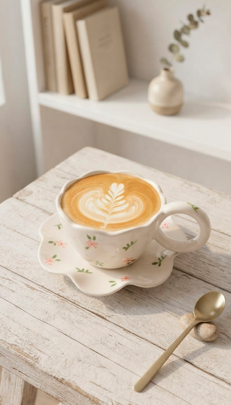 Springtime Blossom Mug & Saucer