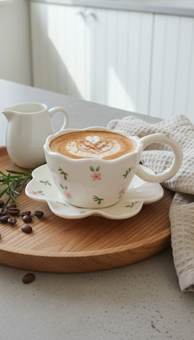 Springtime Blossom Mug & Saucer
