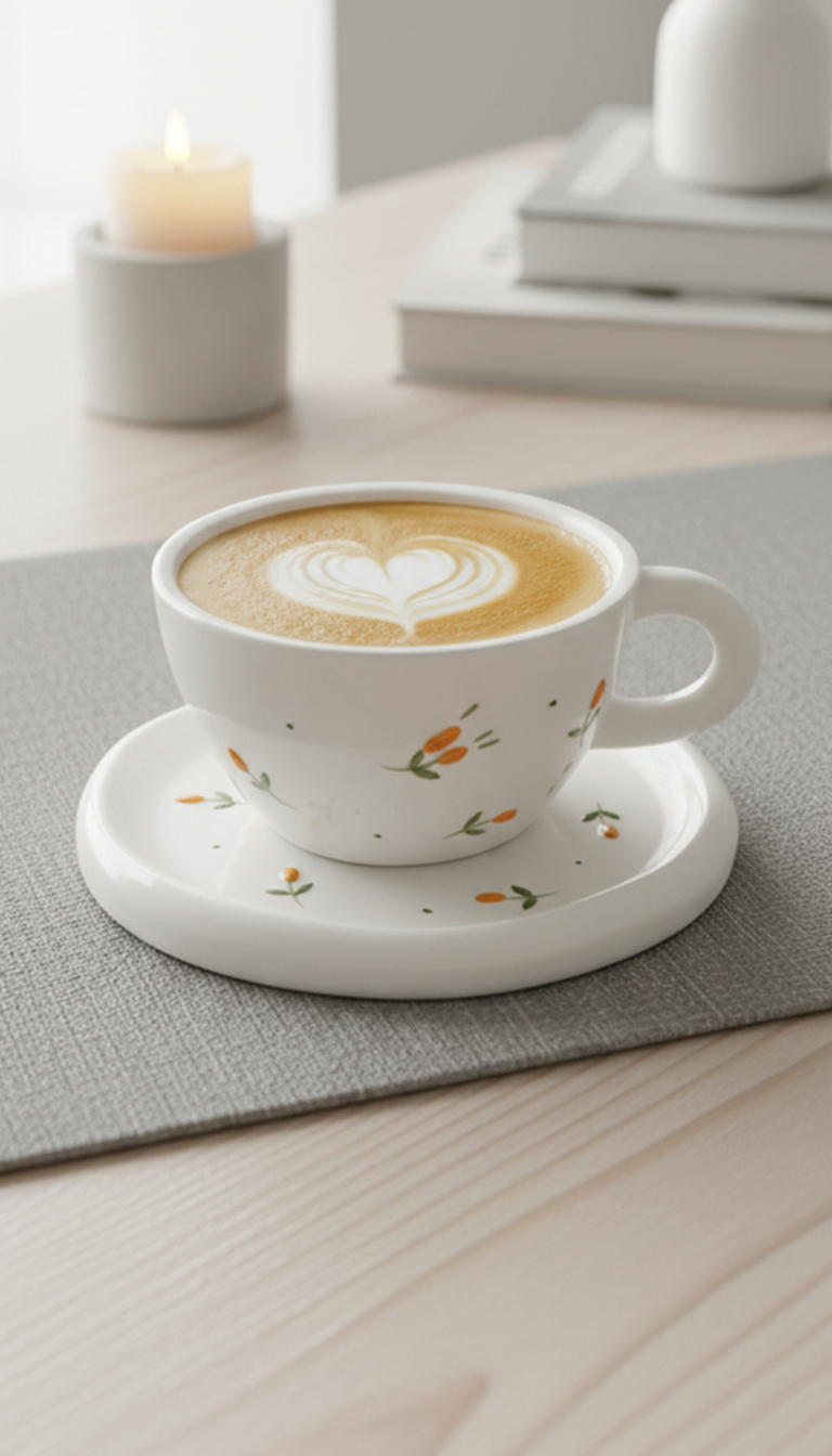 The Wild Whimsy Mug with matching Saucer
