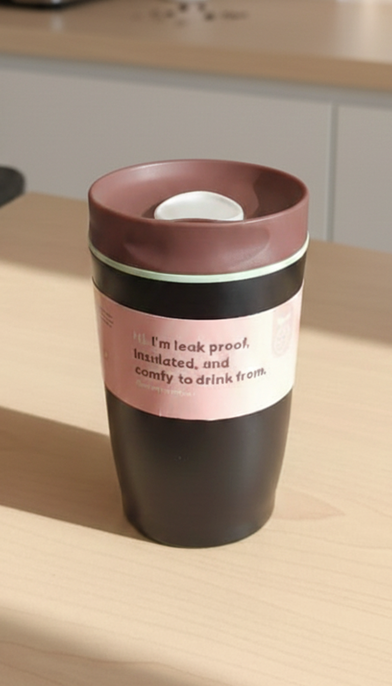 Travel Insulated Cup - Black