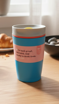 Travel Insulated Cup - Blue