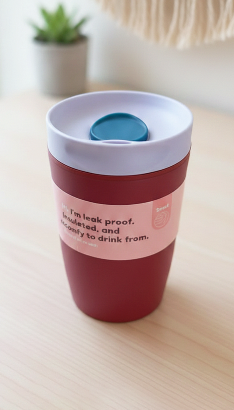 Travel Insulated Cup - Burgundy