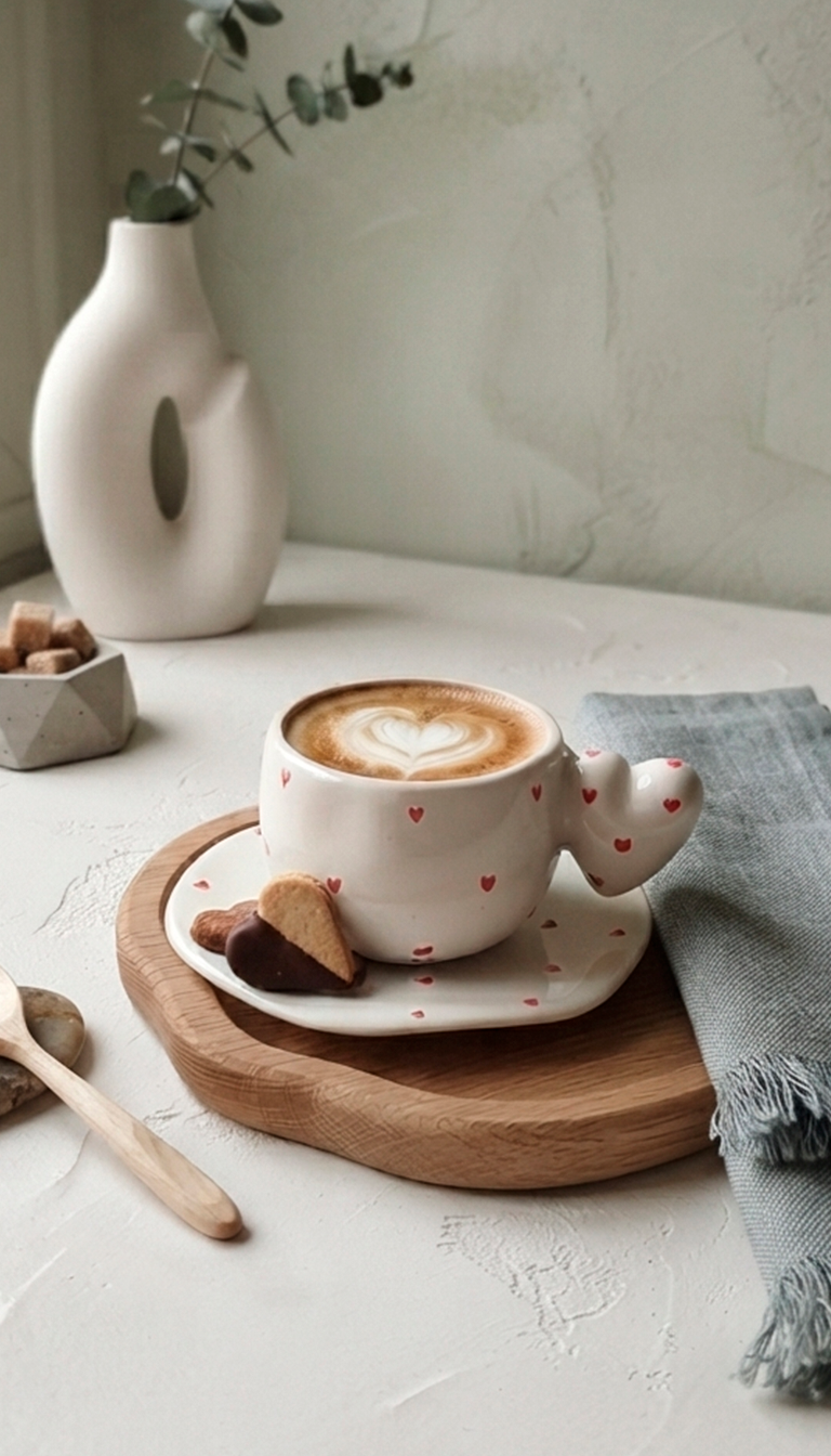 Cupid’s Cup Handcrafted Mug